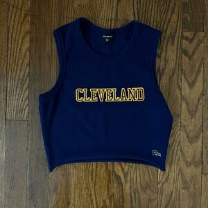 Navy Blue Cleveland Tank Top